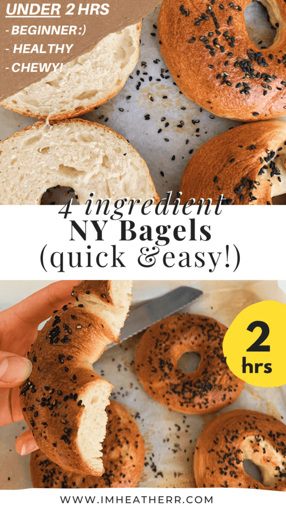 quick and easy bagels for beginners using only flour, instant yeast, sugar and salt. new york style bagel recipequick and easy bagels for beginners using only flour, instant yeast, sugar and salt. new york style bagel recipe